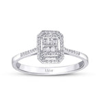 0.22 Carat Diamond Baguette Ring