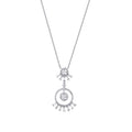 0.63 Carat Diamond Baguette Necklace