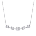 0.66 Carat Diamond Baguette Necklace