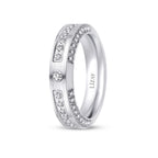 White Gold Half-Eternity Wedding Band