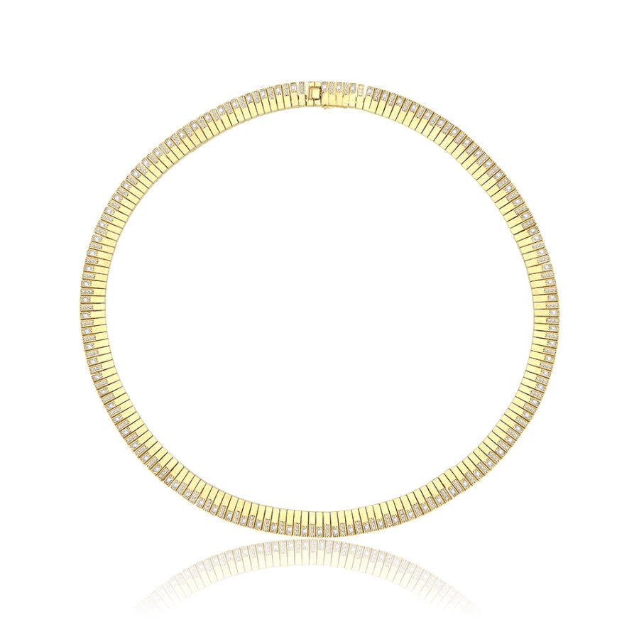 Gold Stone Patterned Neckband