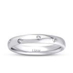 0.08 Carat Diamond Wedding Band