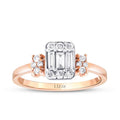 0.38 Carat Diamond Baguette Ring