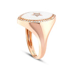 0.19 Carat Diamond Star Ring
