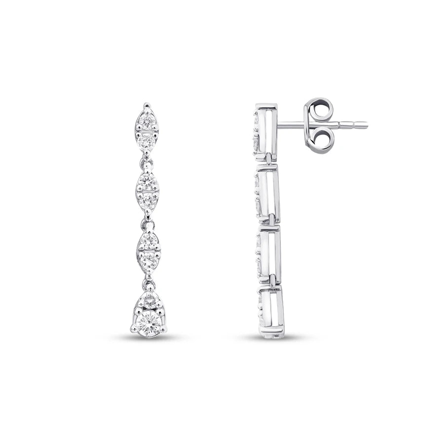 0.57 Carat Diamond Trend Earrings