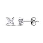 0.20 Carat Diamond Solitaire Earrings