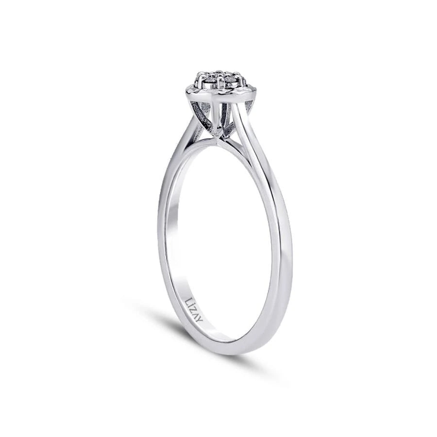 0.15 Carat Diamond-Effect Ring