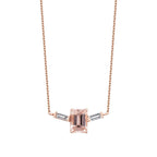 2.65 Carat Diamond Morganite Set