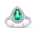 1.52 Carat Diamond Colored Stone Ring