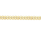 Gold Stone Triangle Bracelet