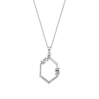 0.31 Carat Diamond Baguette Necklace