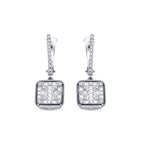 0.70 Carat Diamond Baguette Earrings