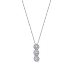0.46 Carat Diamond Tria Necklace