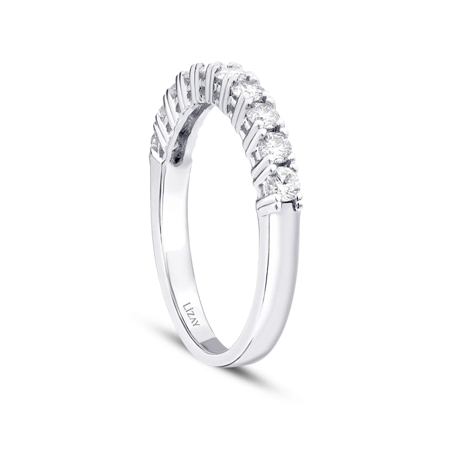 0.56 Carat Diamond Half-Eternity Ring