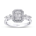 0.43 Carat Diamond Baguette Ring