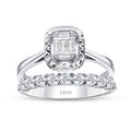 0.16 Carat Diamond Baguette Ring