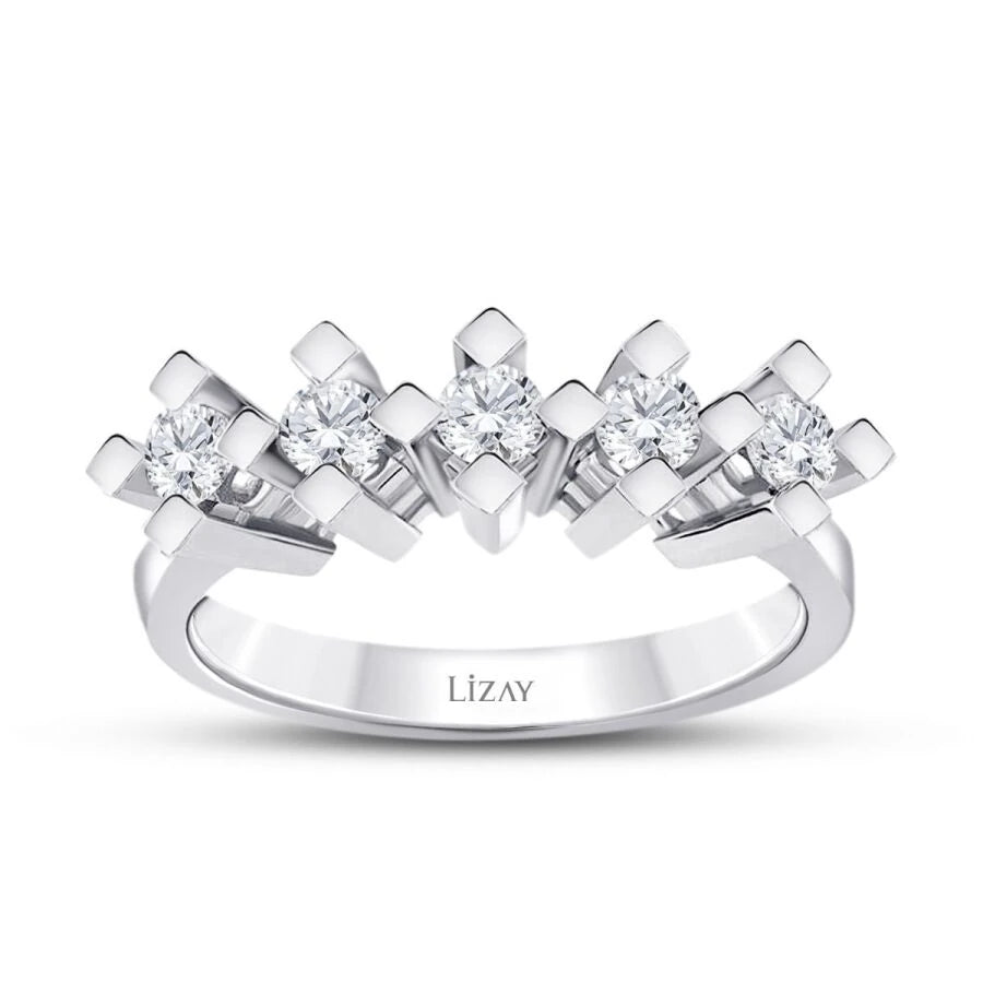 0.80 Carat Diamond Five-Stone Ring