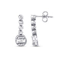 0.32 Carat Diamond Baguette Earrings