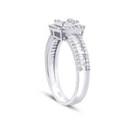 0.74 Carat Diamond Baguette Ring