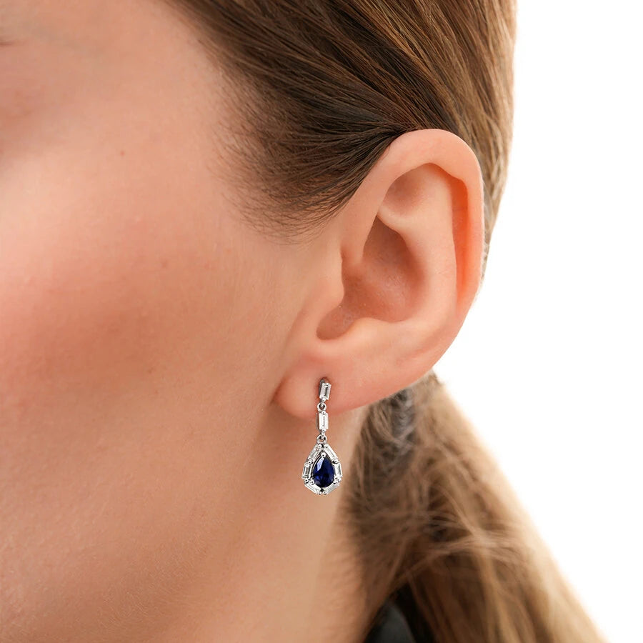 3.00 Carat Diamond Sapphire Set
