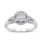 0.43 Carat Diamond Baguette Ring