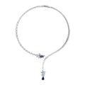 9.71 Carat Diamond Sapphire Neckband