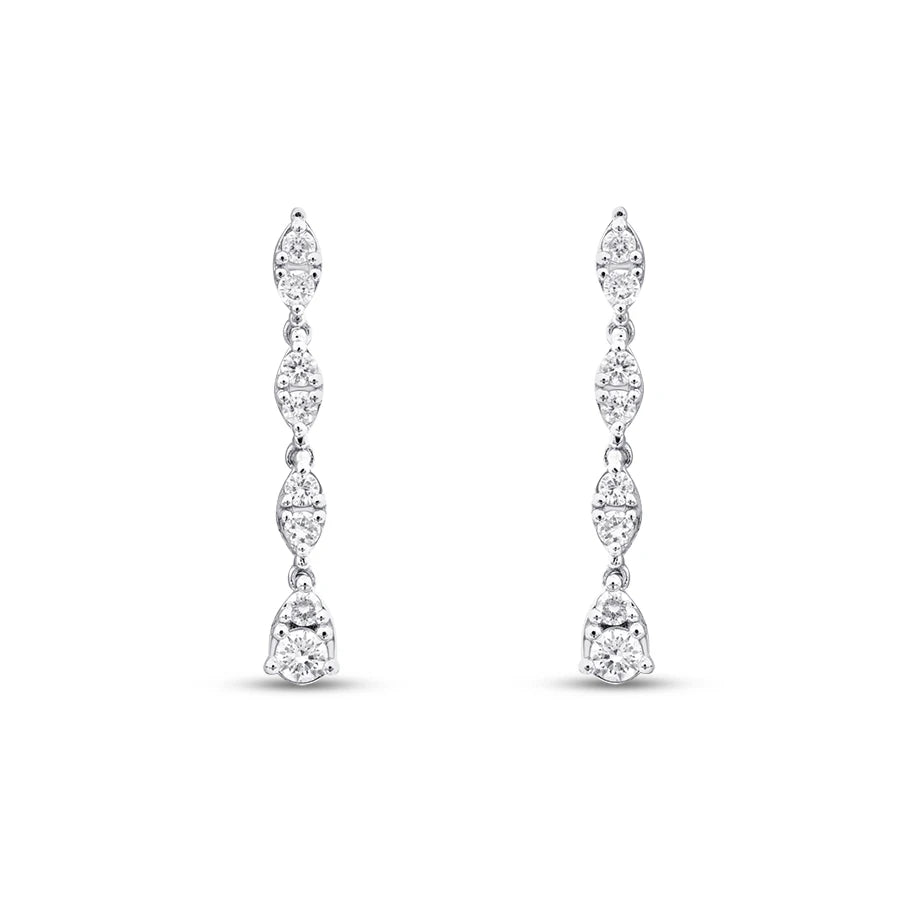 0.57 Carat Diamond Trend Earrings