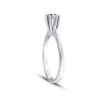 0.10 Carat Diamond Round Solitaire Engagement Ring
