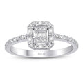 0.28 Carat Diamond Baguette Ring