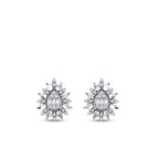 0.37 Carat Diamond Baguette Earrings