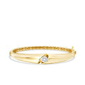 Gold Stone Bangle