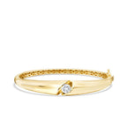 Gold Stone Bangle