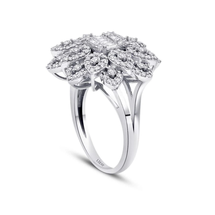 1.04 Carat Diamond Baguette Ring