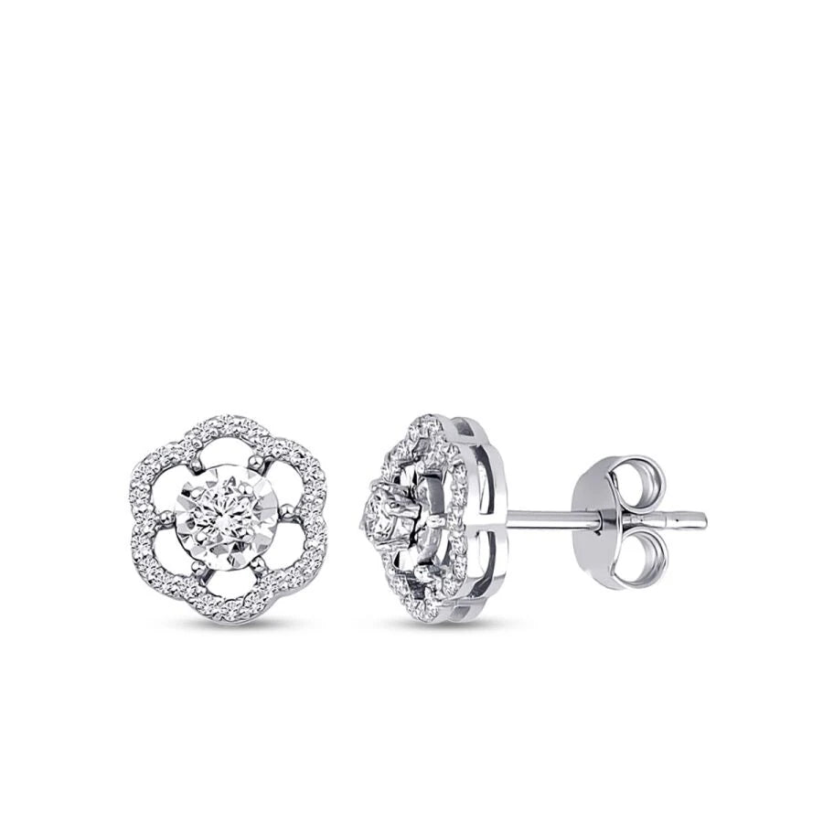 0.64 Carat Diamond Flower Trend Set
