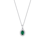 2.35 Carat Diamond Emerald Set