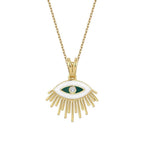 0.01 Carat Diamond Trend Eye Necklace