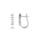 0.29 Carat Diamond Five-Stone Earrings