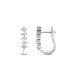 0.29 Carat Diamond Five-Stone Earrings