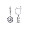 1.32 Carat Diamond Baguette Earrings