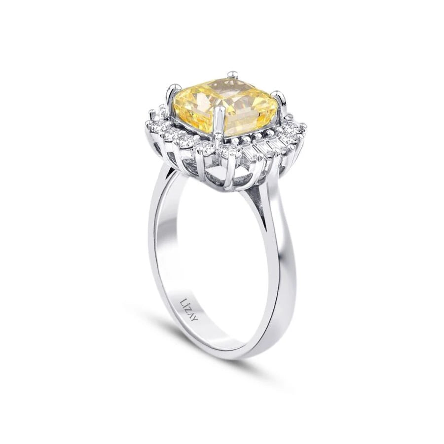6.53 Carat Diamond Fancy Ring