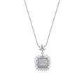 0.76 Carat Diamond Baguette Necklace