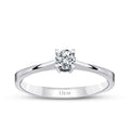 0.10 Carat Diamond Round Solitaire Engagement Ring