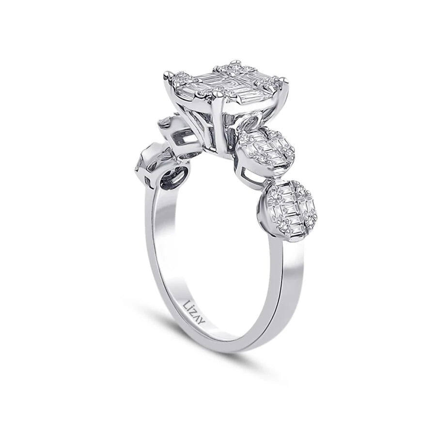 1.14 Carat Diamond Baguette Ring