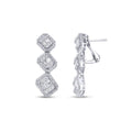 1.30 Carat Diamond Baguette Earrings
