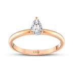 0.30 Carat Diamond Pear Solitaire Engagement Ring