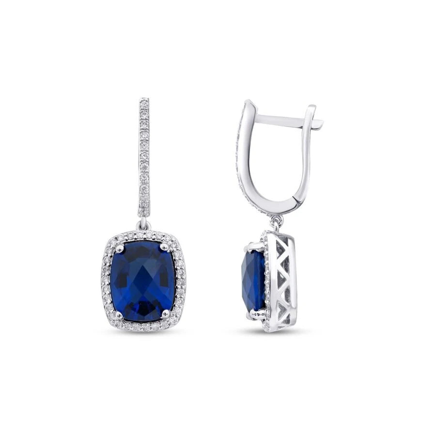 8.56 Carat Diamond Sapphire Set