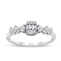 0.32 Carat Diamond Baguette Ring