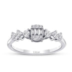 0.32 Carat Diamond Baguette Ring