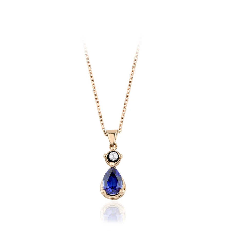 4.58 Carat Diamond Sapphire Set