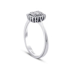 0.19 Carat Diamond Baguette Ring